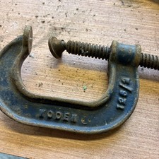 Vintage 2,Woden No. 126 Carpentry G Clamp