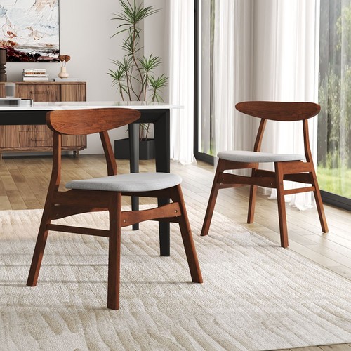 Set dining chairs grey - of,