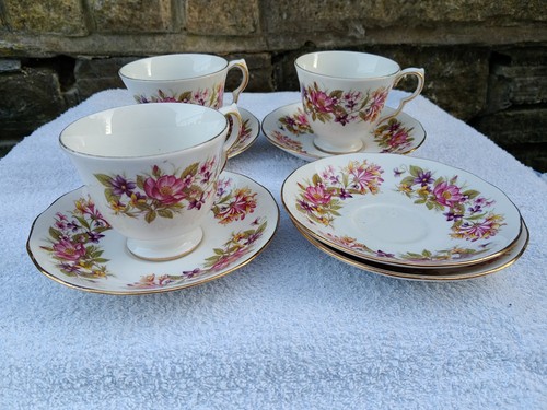 Vintage colclough tea set cups - vintage,