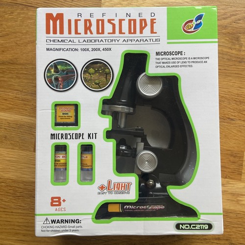 Brand new refined microscope - brand,