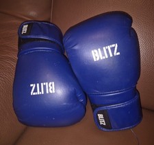 Blitz Navy Blue Boxing Gloves Mitts Sparring Training Martial Arts