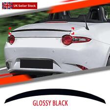 For Mazda MX5 Miata ND 2015-2024 Rear Spoiler Boot Trunk Wing Roof Lip Black