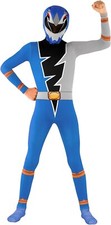 Kids Blue Dino Fury Morphsuit