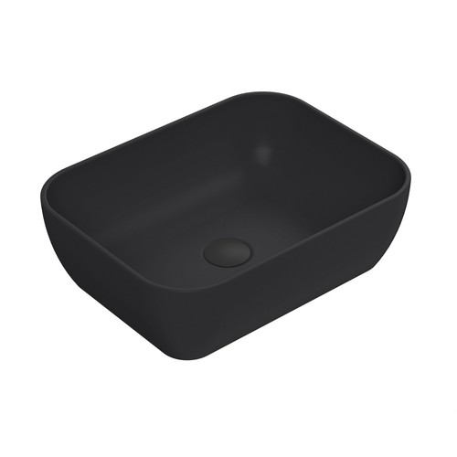 Basin square modern matt black - basin,