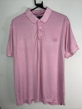 Paul Costelloe Polo Shirt Golf Short Sleeves Men’s Size XXL 2XL PINK 47-49” VGC