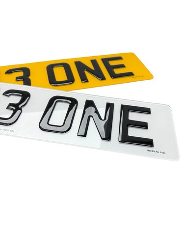 Number plates 100 road - number, 100%