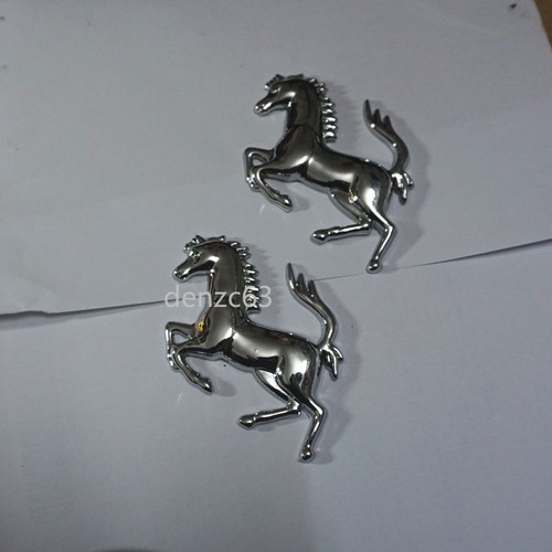 Right silver chrome horse - 2x,
