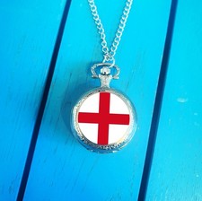 England Flag Pocket Watch