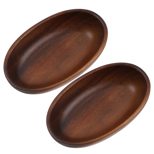 Pcs wooden serving bowls - 2,
