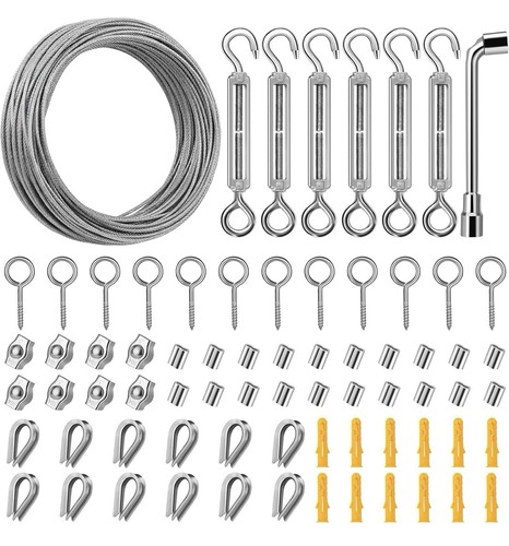 35m wire rope kit - 35m, stainless