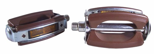Vintage pedal brown - brown, bike