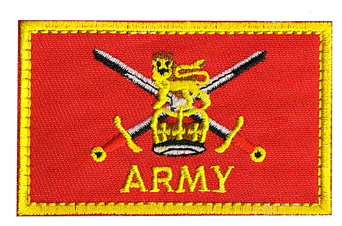 British army official velcro - british,