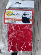 Unisex red Thermal Neck Warmer Ski Motorcycle racing motorbikes free UK delivery