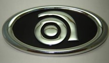 Large Metal Ampeg Logo - Bass