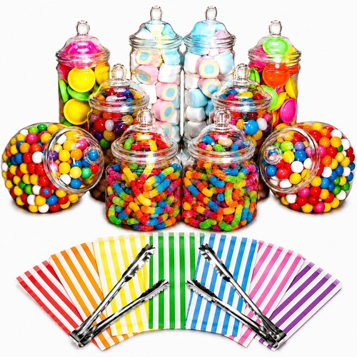 Plastic sweet jars - jars, 100