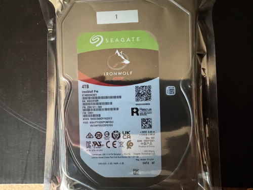 Used seagate st4000ne001 - used, 4tb