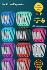 CARABINER CLIPS HOOKS SPRING