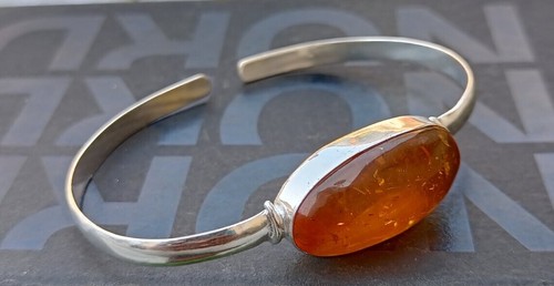 Baltic amber gemstone 925 - amber,