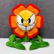 Official Cuphead Funko 2018 - Cagney Carnation Plush Soft Toy 10" - Studio MDHR