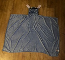 Disney Home Stitch Hooded Blanket 100% Polyester Size 90x130cm