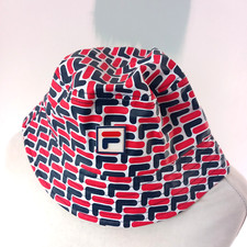 Fila Waxed  Bucket Hat FILA Unisex Red Blue White