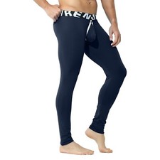 Men Long Johns Underwear Open