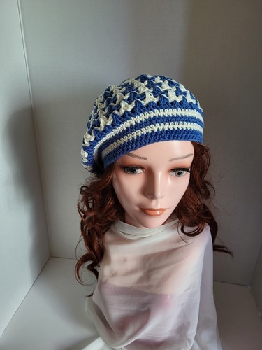 Handmade crochet beret hat - handmade,