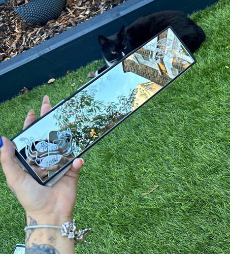 Custom engraved rear view