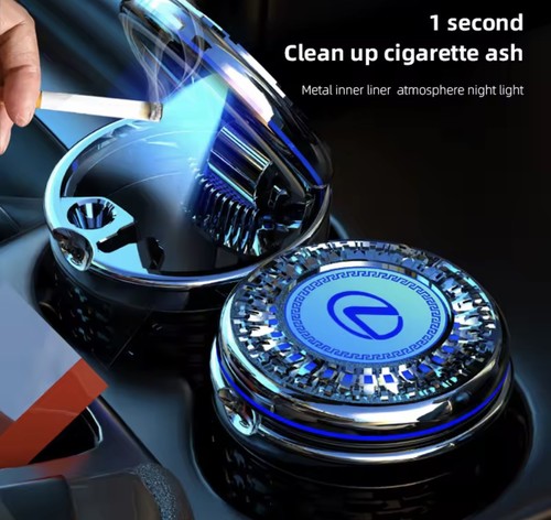 Car ashtray with lid and - car,