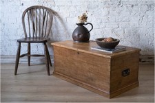 Victorian Stripped Pine Chest