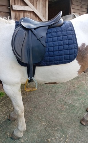 English leather saddle - leather,
