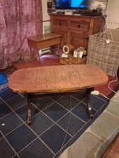 Hammered Copper Top Wooden