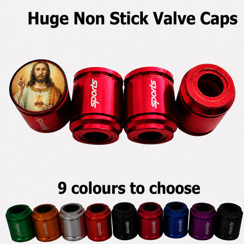 Jesus god valve dust caps - dust, all