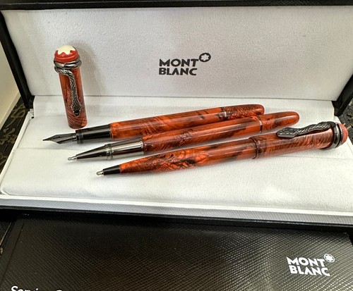 Montblanc rouge noir - rouge, et