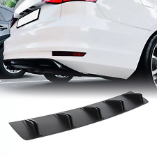 Rear Bumper Spoiler Diffuser Shark Fin Splitter Matte For Audi A3 A4 A5 A6 S3 S4