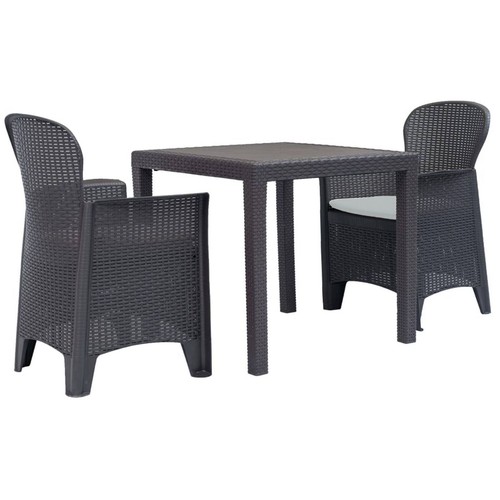 Black plastic anthracite - plastic,