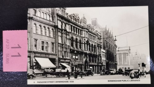 Black white postcard - postcard, of