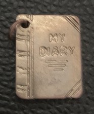 Vintage Silver Tone Diary