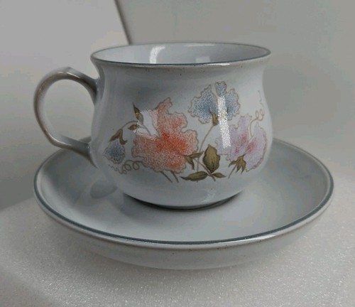 Denby coloroll cup and saucer - coloroll,