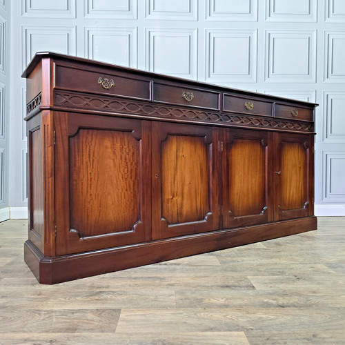 Solid mahogany sideboard - solid,