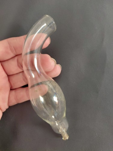 Pair antique hand blown - pair,