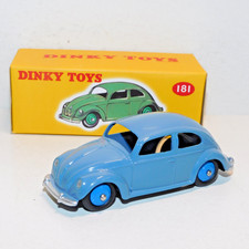 ATLAS DINKY TOYS VOLKSWAGEN BEETLE BLUE 181