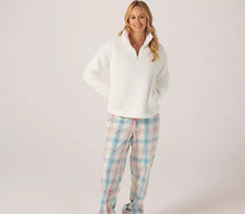 Cozee Home Borg Half Zip