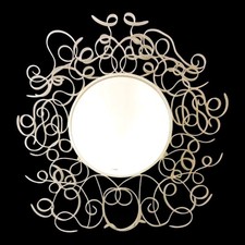 Large Vintage Silver Swirl