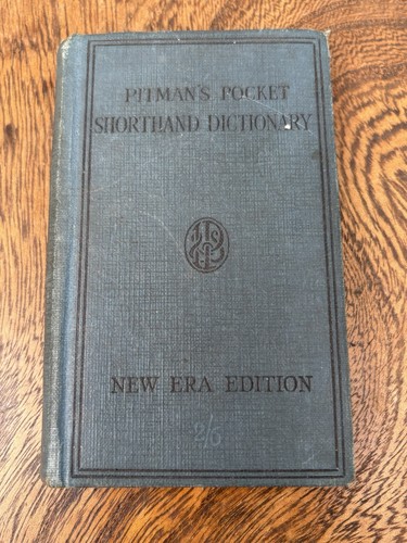 Vintage pitman pocket - pitman’s,