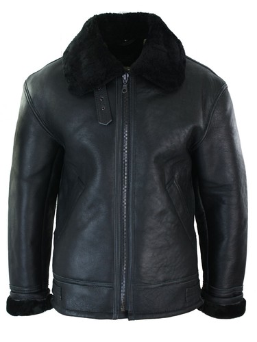 Mens real leather sherling - real,