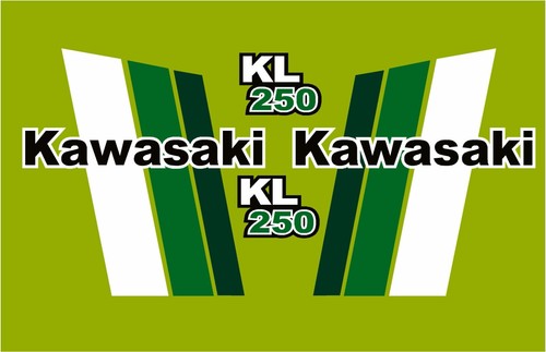 Kawasaki kl250 fuel tank and - kawasaki,