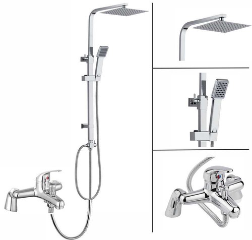 Shower kit twin head - shower,