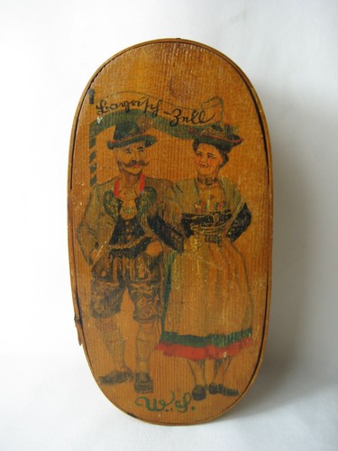 Old painted folk art - old,