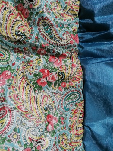 Vintage eiderdown quilt - , throw